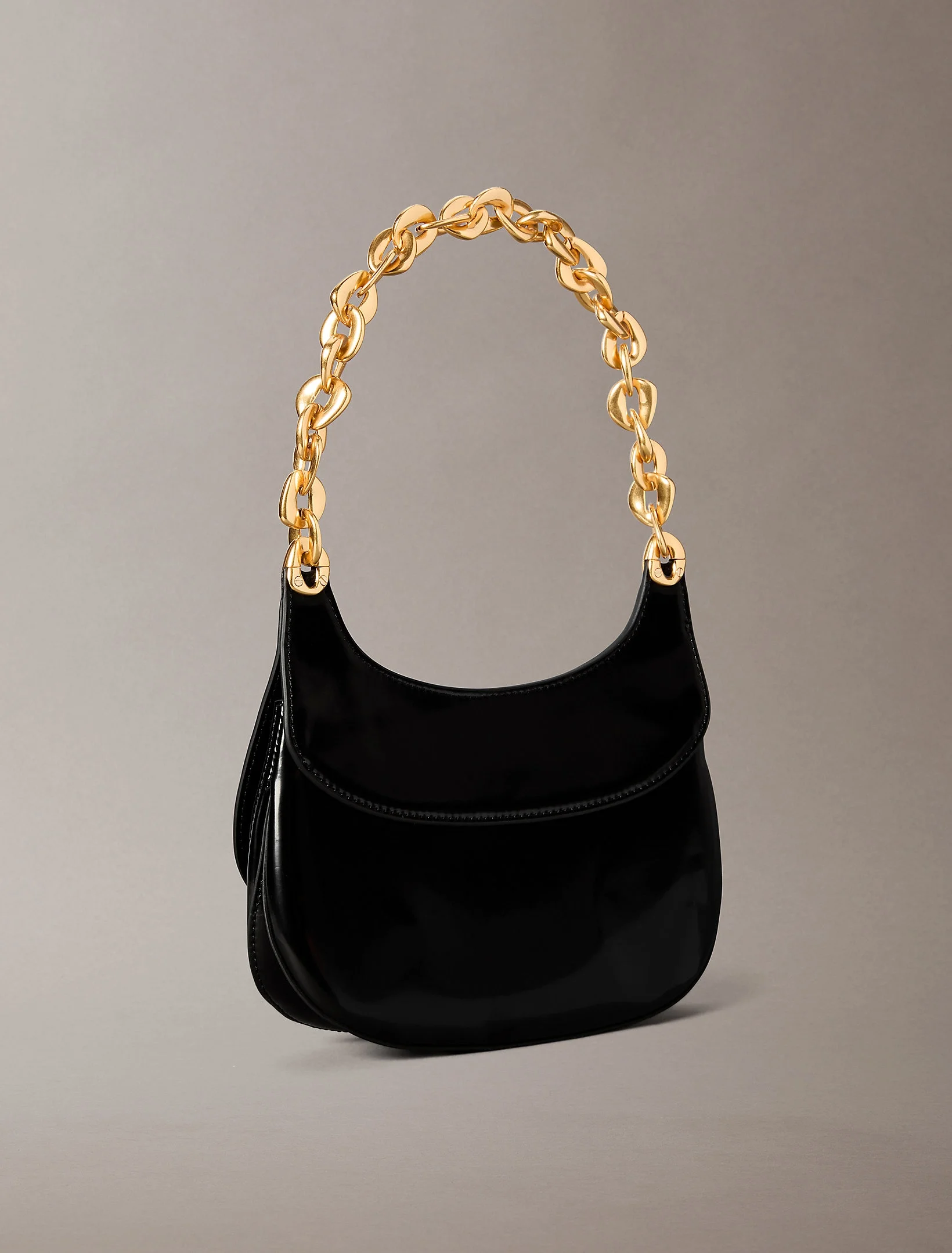 Calvin Klein Zincirli Omuz Kadın Siyah Çapraz Çanta LV04F3403G-UB1