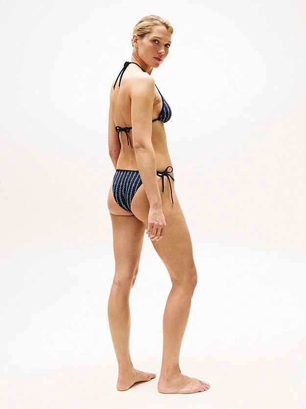 Tommy Hilfiger CHEEKY STRING SIDE TIE PRINT Kadın Bikini Altı  UW0UW053160G3