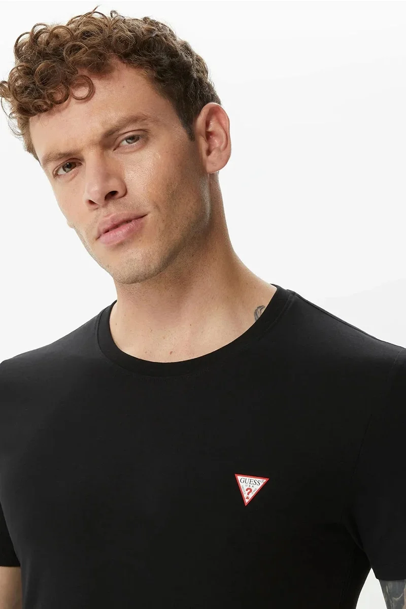 Guess Core Tee Erkek Siyah Slim Fit T-Shirt M2YI24J1314-JBLK