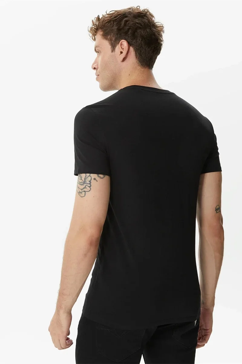Guess Core Tee Erkek Siyah Slim Fit T-Shirt M2YI24J1314-JBLK