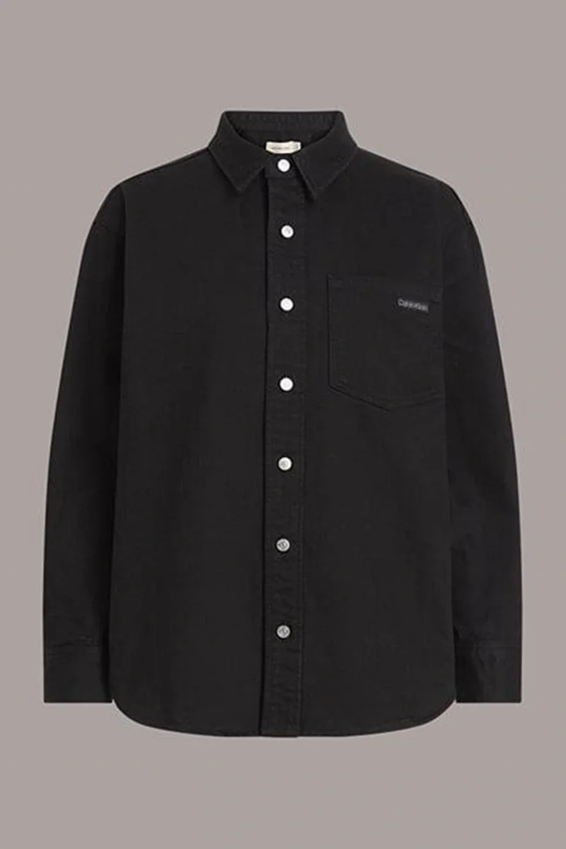 Calvin Klein DAD DENIM OVERSHIRT Kadın DENIM Gömlek J20J224381-1BY