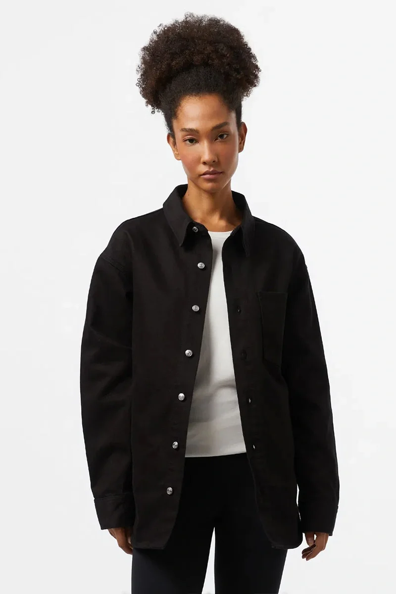 Calvin Klein DAD DENIM OVERSHIRT Kadın DENIM Gömlek J20J224381-1BY