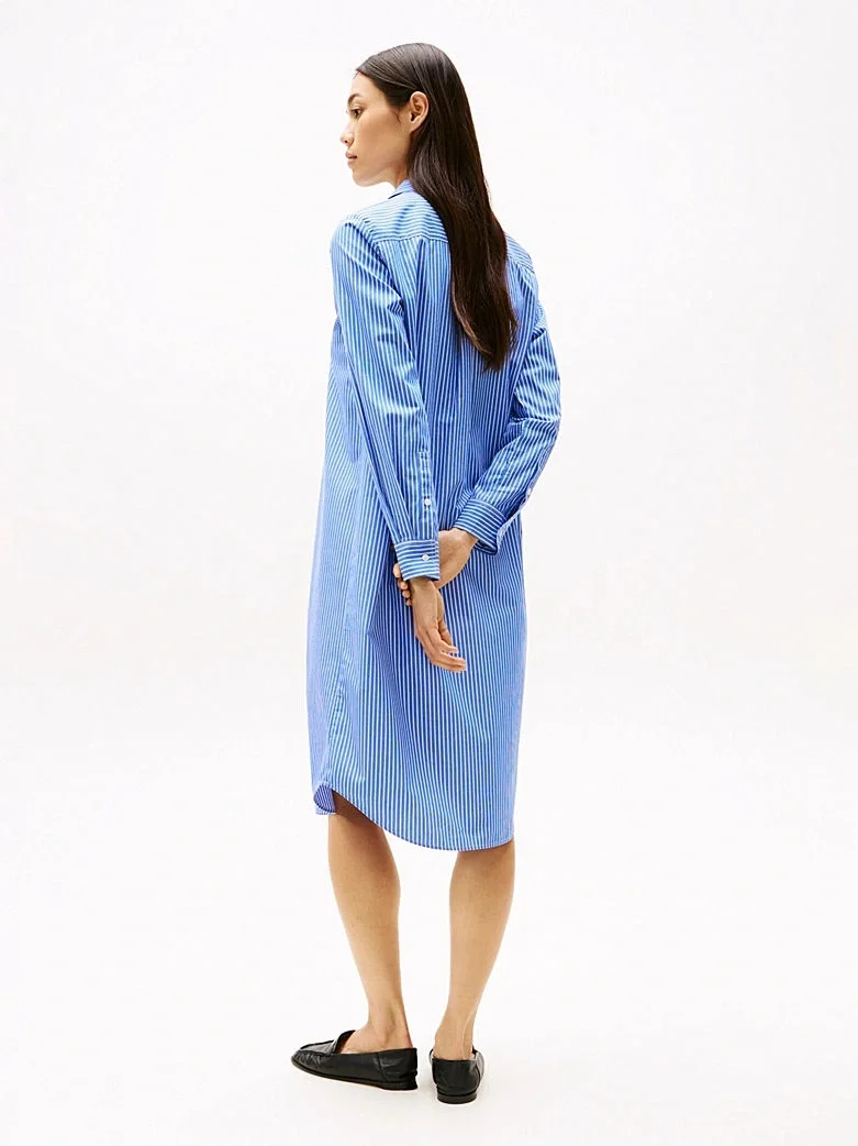 Tommy Hilfiger ESS POPLIN REGULAR SHIRT DRESS Kadın  Elbise WW0WW455810X6