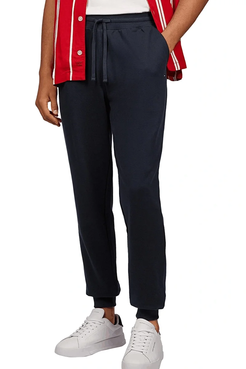 Tommy Hilfiger ESSENTIAL TERRY SWEATPANTS Erkek MAVİ Eşofman Altı MW0MW37236DW5