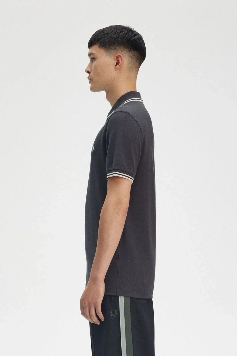 Fred Perry TWIN TIPPED FRED PERRY SHIRT Erkek  T-shirt M3600-V56