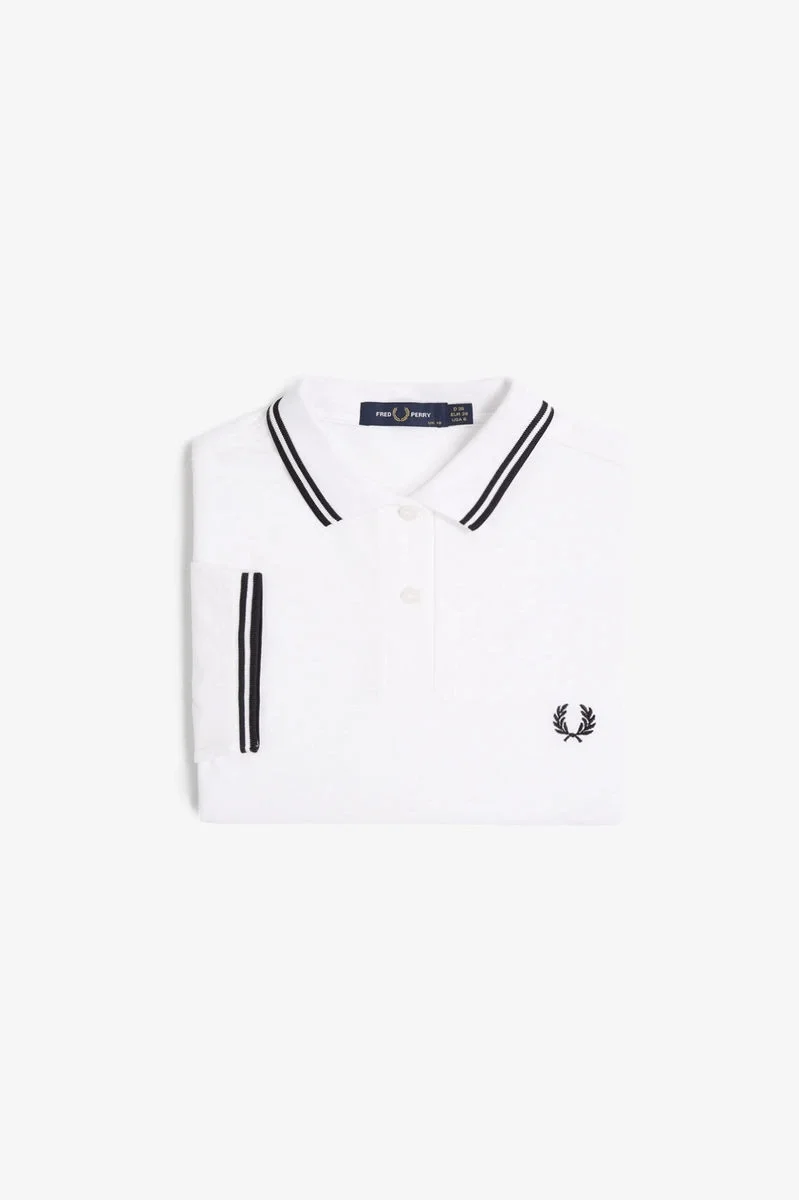Fred Perry TWIN TIPPED FRED PERRY SHIRT Kadın  T-shirt G3600-200