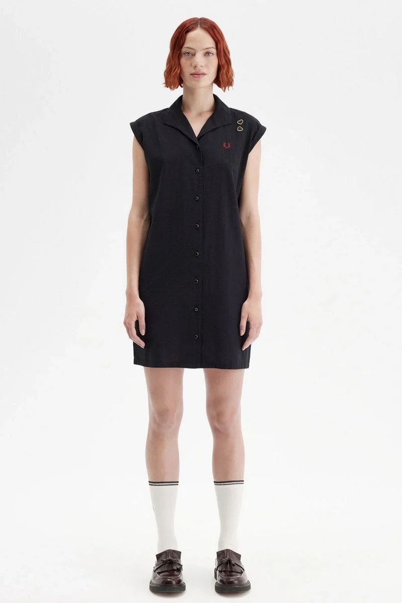 Fred Perry OPEN COLLAR SHIRT DRESS Kadın  Elbise SD9100-102