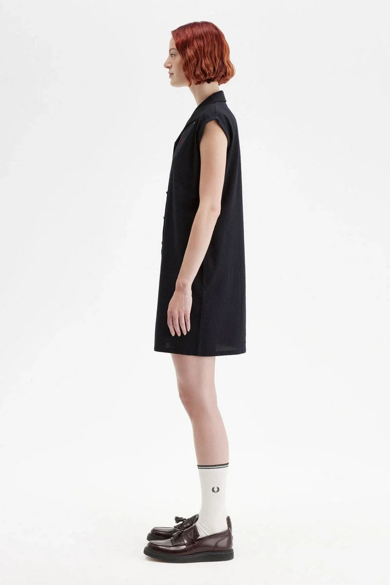 Fred Perry OPEN COLLAR SHIRT DRESS Kadın  Elbise SD9100-102