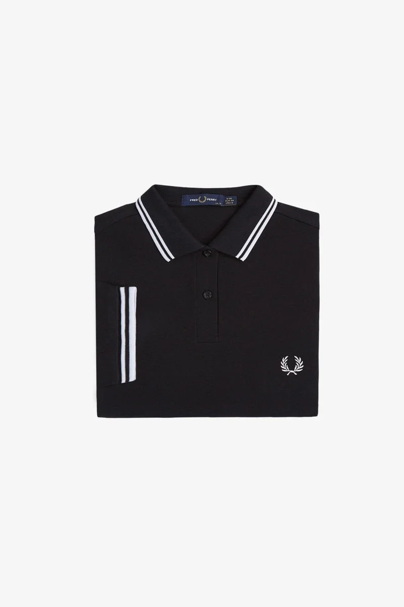 Fred Perry TWIN TIPPED FRED PERRY SHIRT Kadın  T-shirt G3600-350