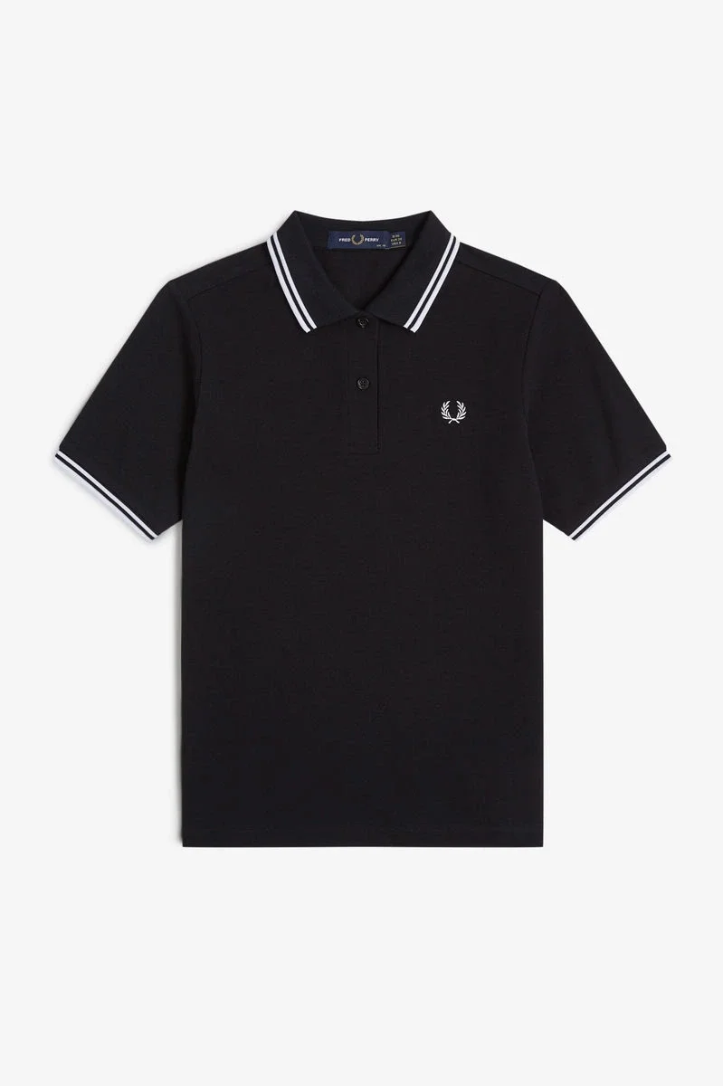 Fred Perry TWIN TIPPED FRED PERRY SHIRT Kadın  T-shirt G3600-350