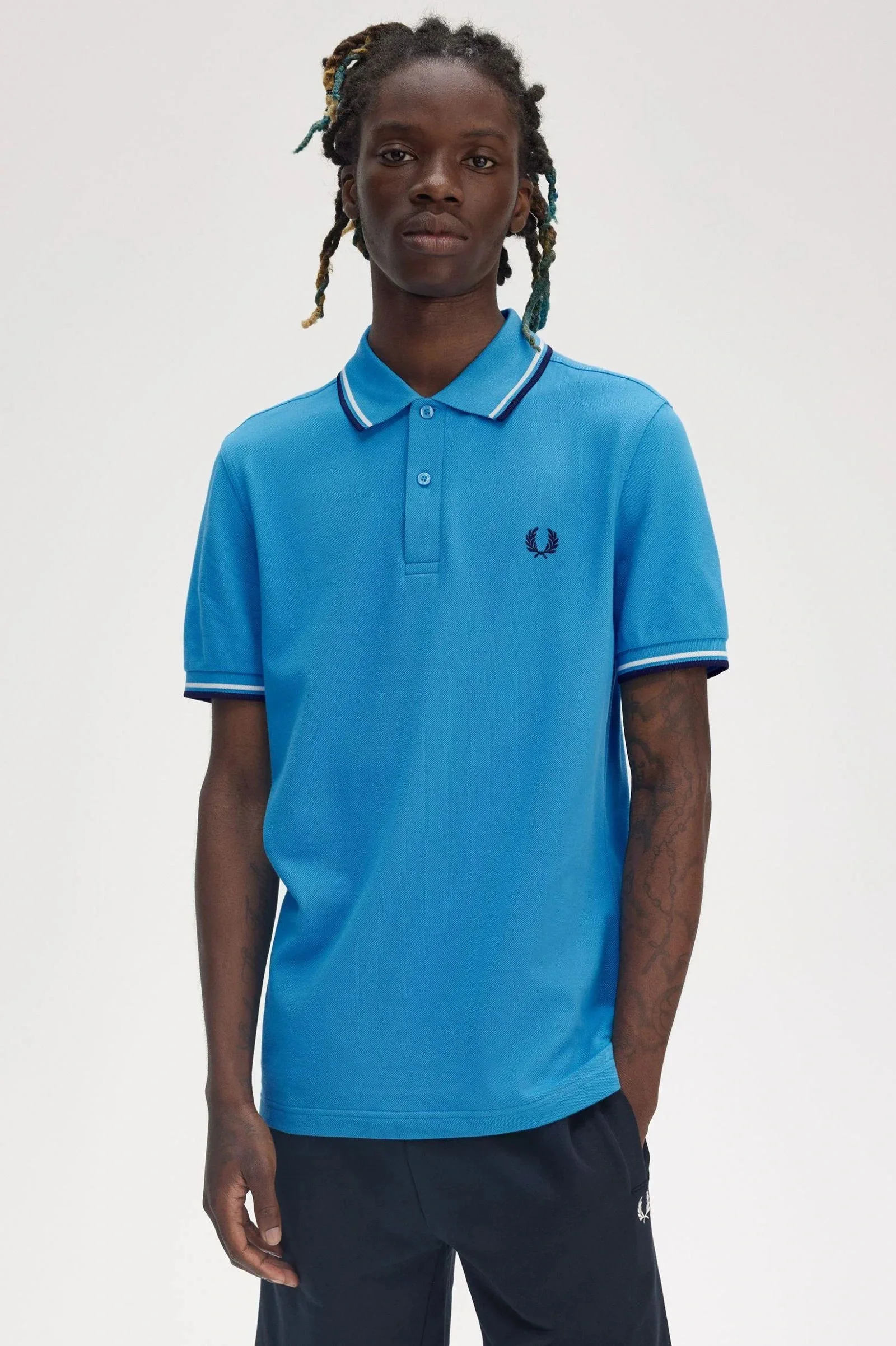 Fred Perry TWIN TIPPED FRED PERRY SHIRT Erkek  T-shirt M3600-Y27