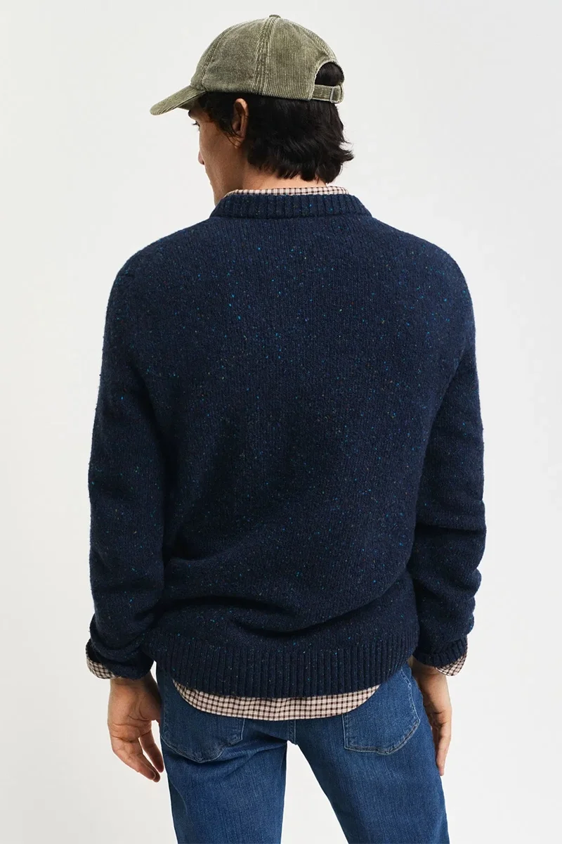 Gant Erkek Lacivert Regular Fit Kazak