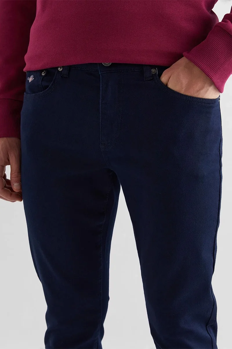 Gant COTTON GANT PANTS Erkek Lacivert Pantolon 1224327T.410