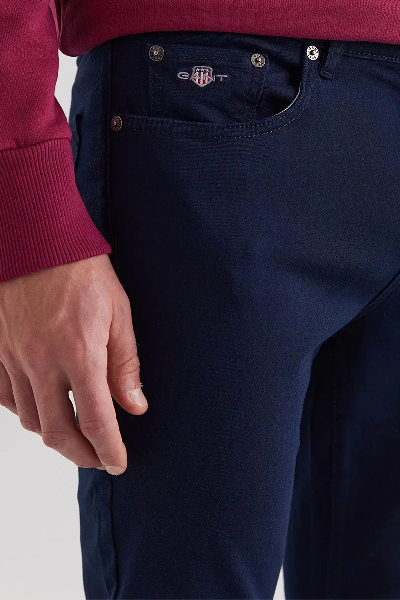 Gant COTTON GANT PANTS Erkek Lacivert Pantolon 1224327T.410