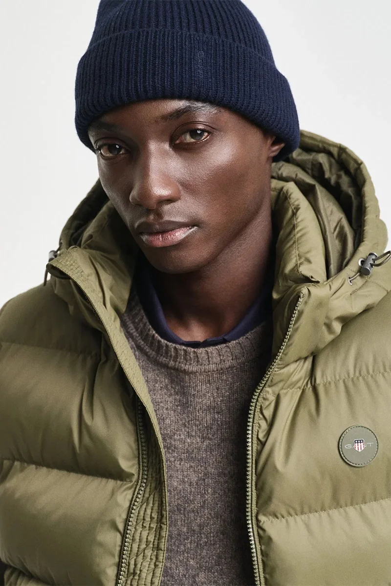 Gant Erkek  Yeşil Kapüşonlu Yelek