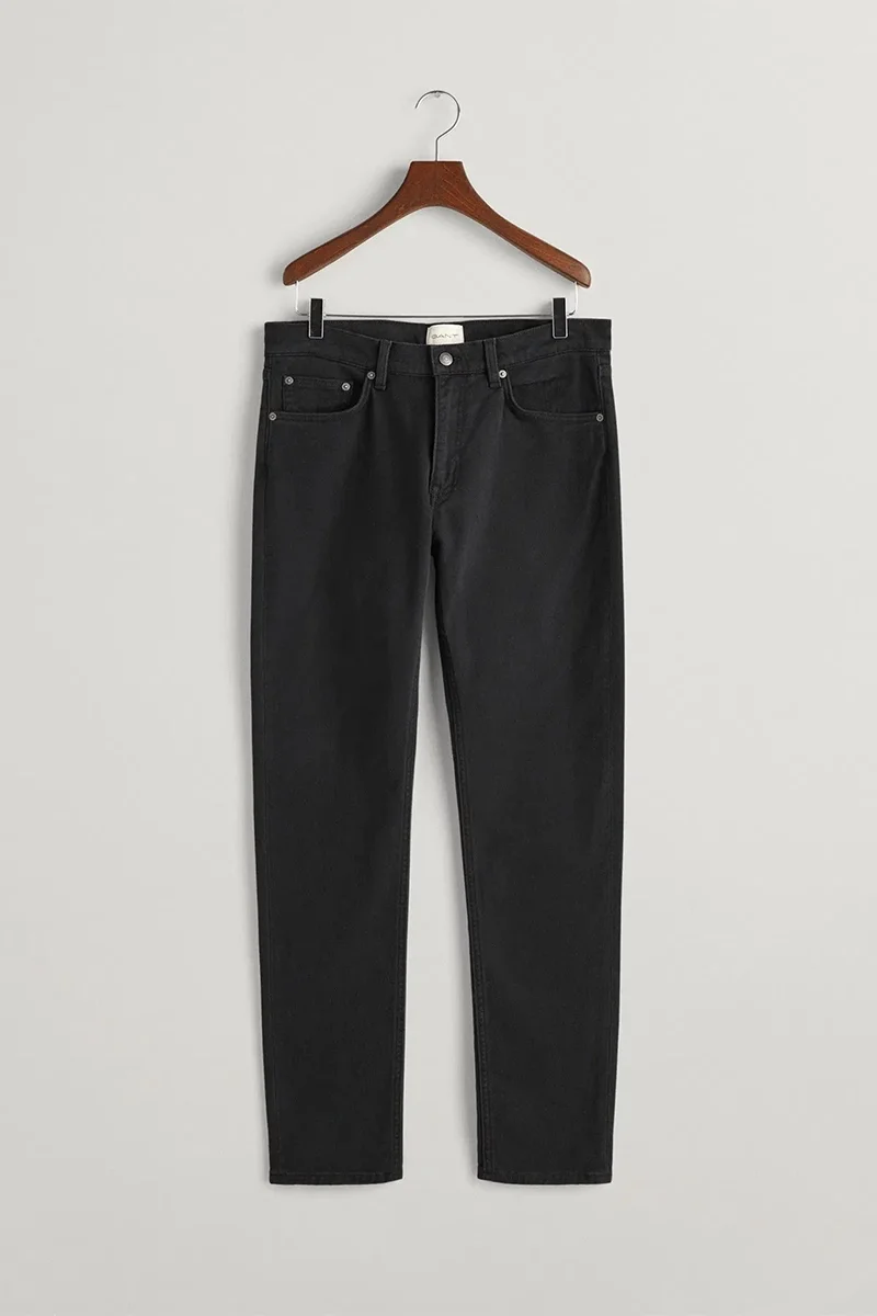 Gant SLIM SOFT TWILL JEANS Erkek Siyah Pantolon 1000286.5