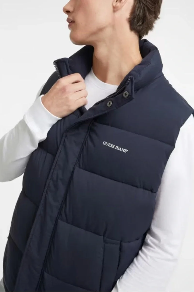 Guess  Erkek Lacivert Yelek M4BN47WGII2-A71W