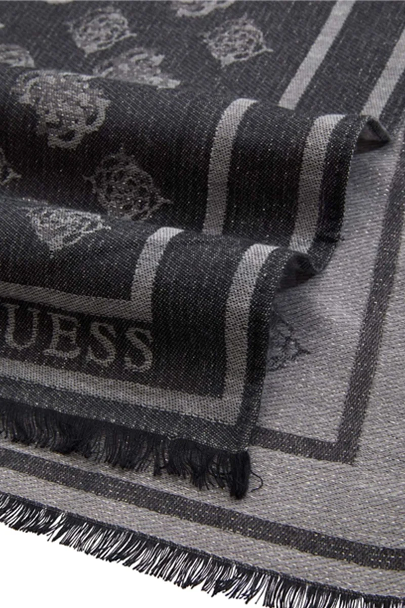 Guess 70x190 Kadın Siyah Şal AW5467POL03-BLA