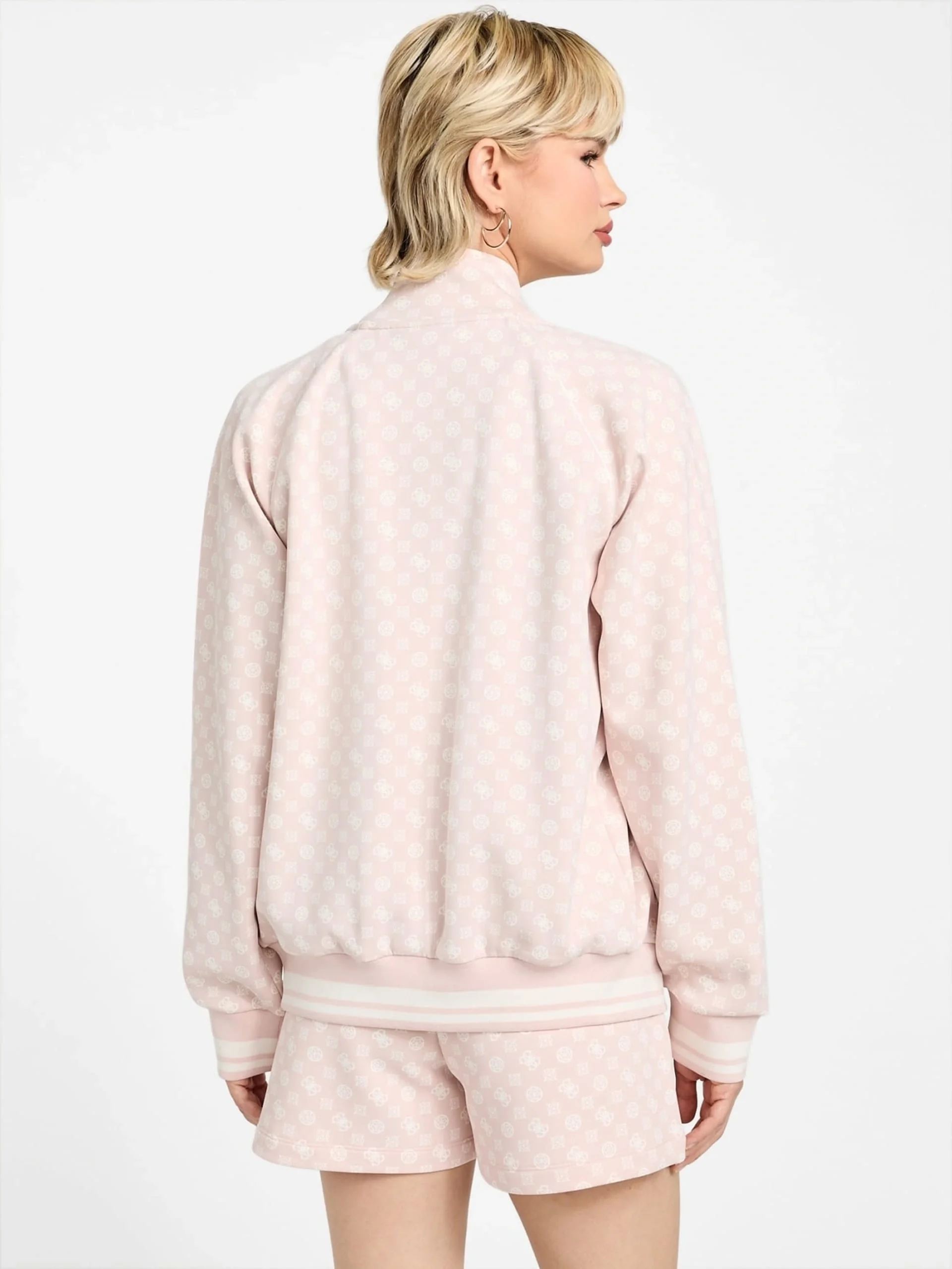 Guess Aggie Kadın Çok Renkli Aktif Scuba  Eşofman Üstü V5YQ03KB212-P6FO