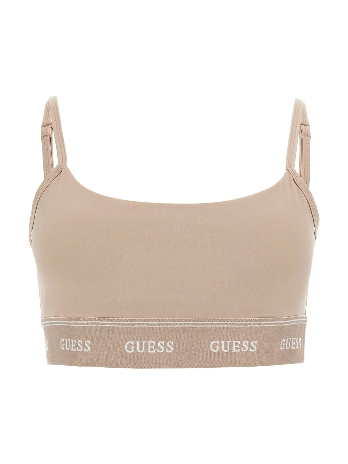 Guess Alba Aktif Çıkarılabilir Kaplı Spor Kadın Bej Bra V5BP01K1942-A10L