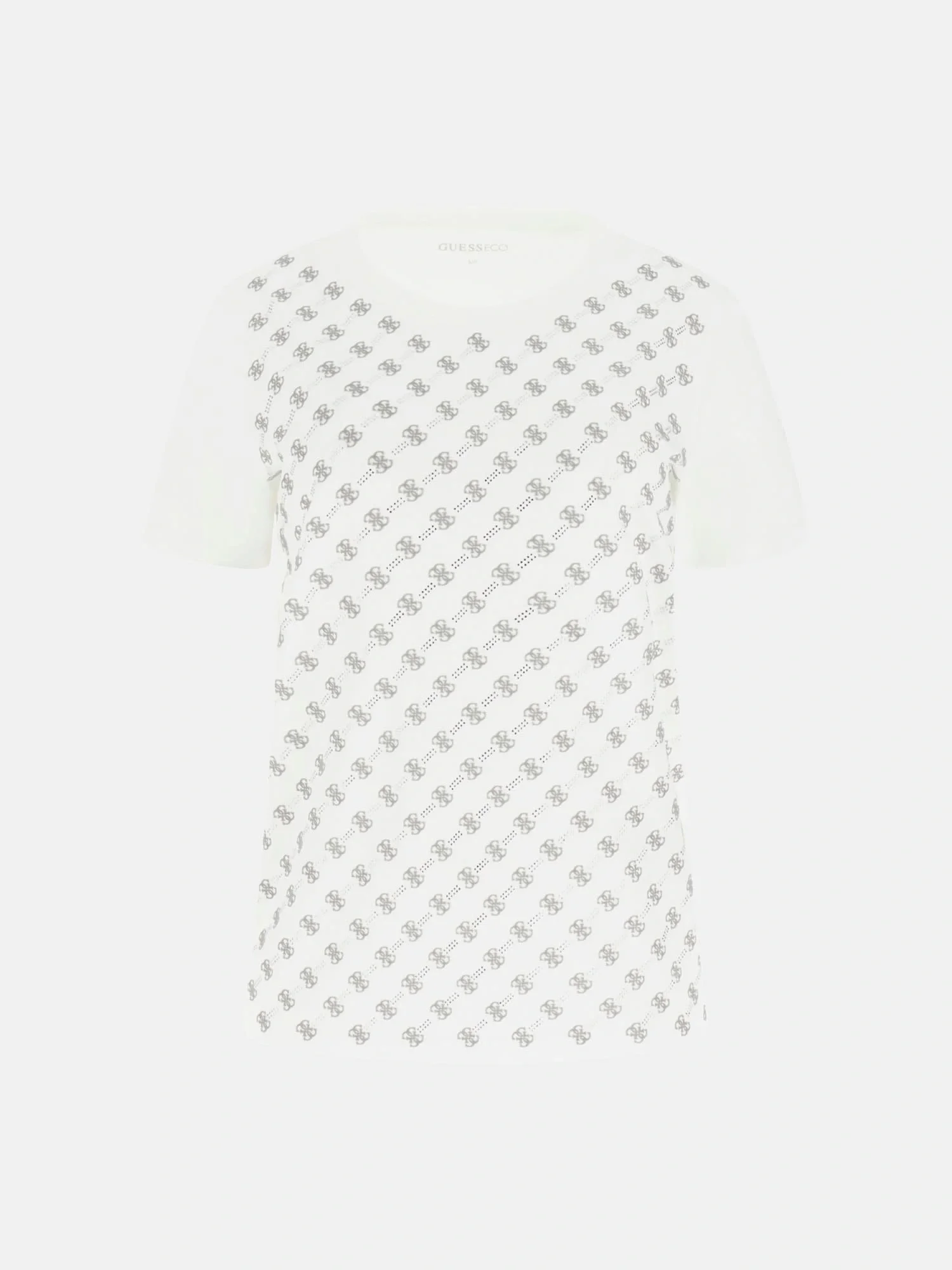 Guess Allover Kadın Beyaz Regular Fit T-Shirt W5BI21I3Z14-G011