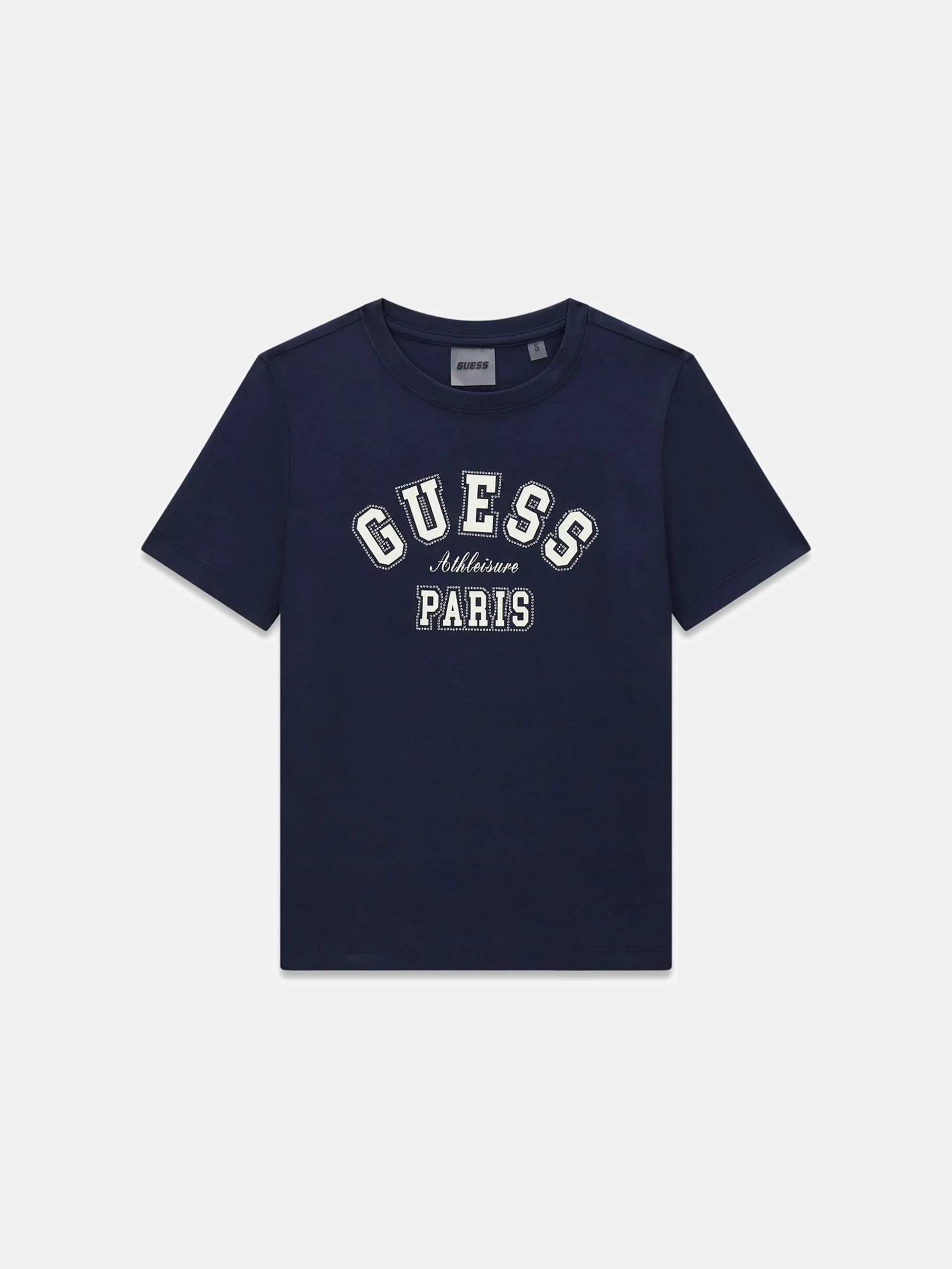 Guess Anita Bisiklet Yaka Kısa Kollu Kadın Lacivert T-shirt V6RI15J1314-G7F3