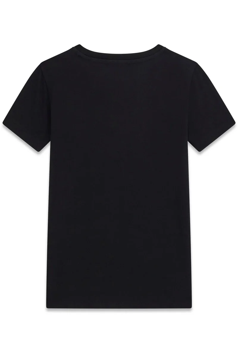 Guess Anita Bisiklet Yaka Kısa Kollu Kadın Siyah T-shirt V6RI15J1314-JBLK