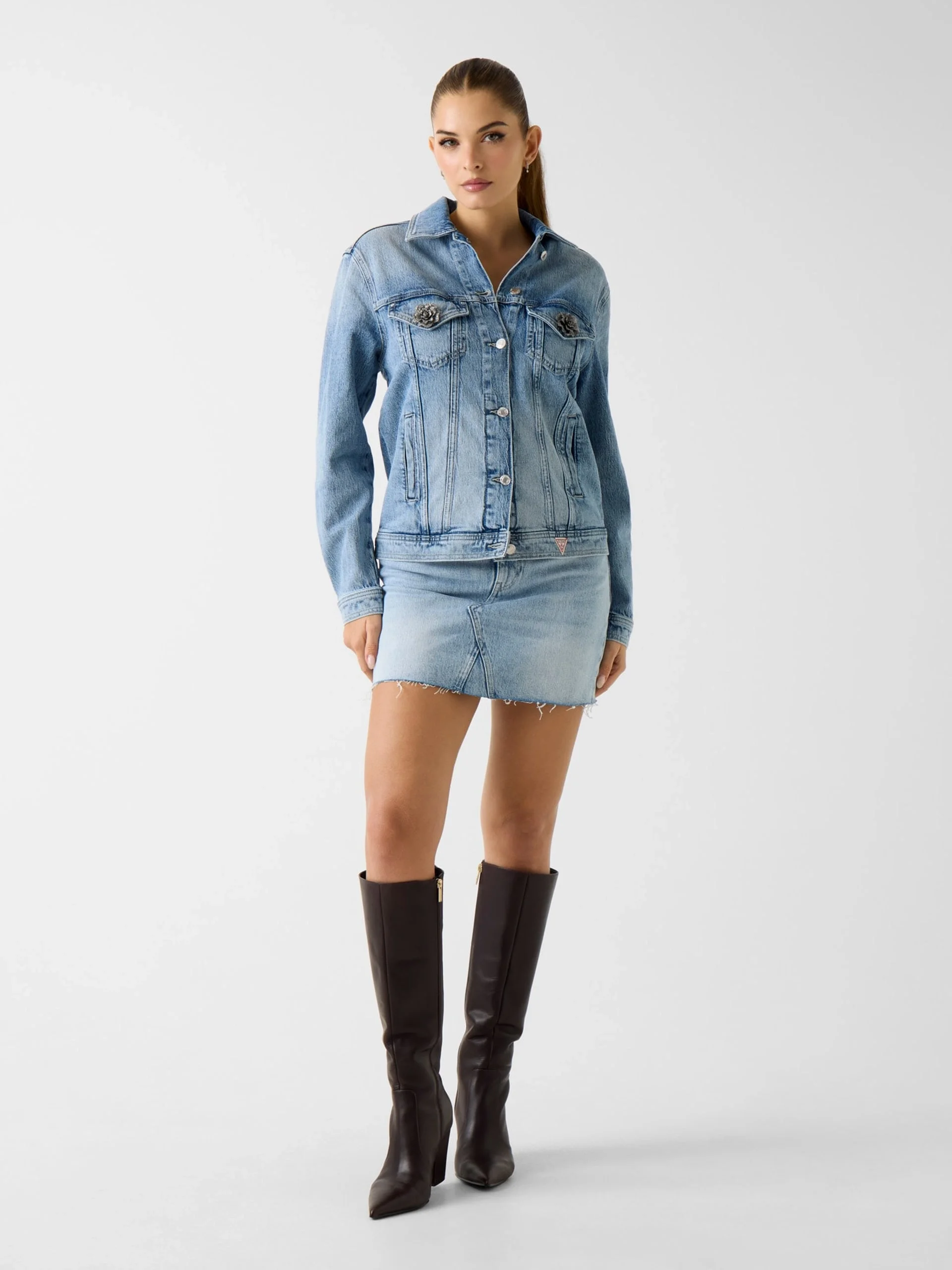 Guess Anna Boyfriend Kadın Pembe Ceket W6RN73D6833-RSP3