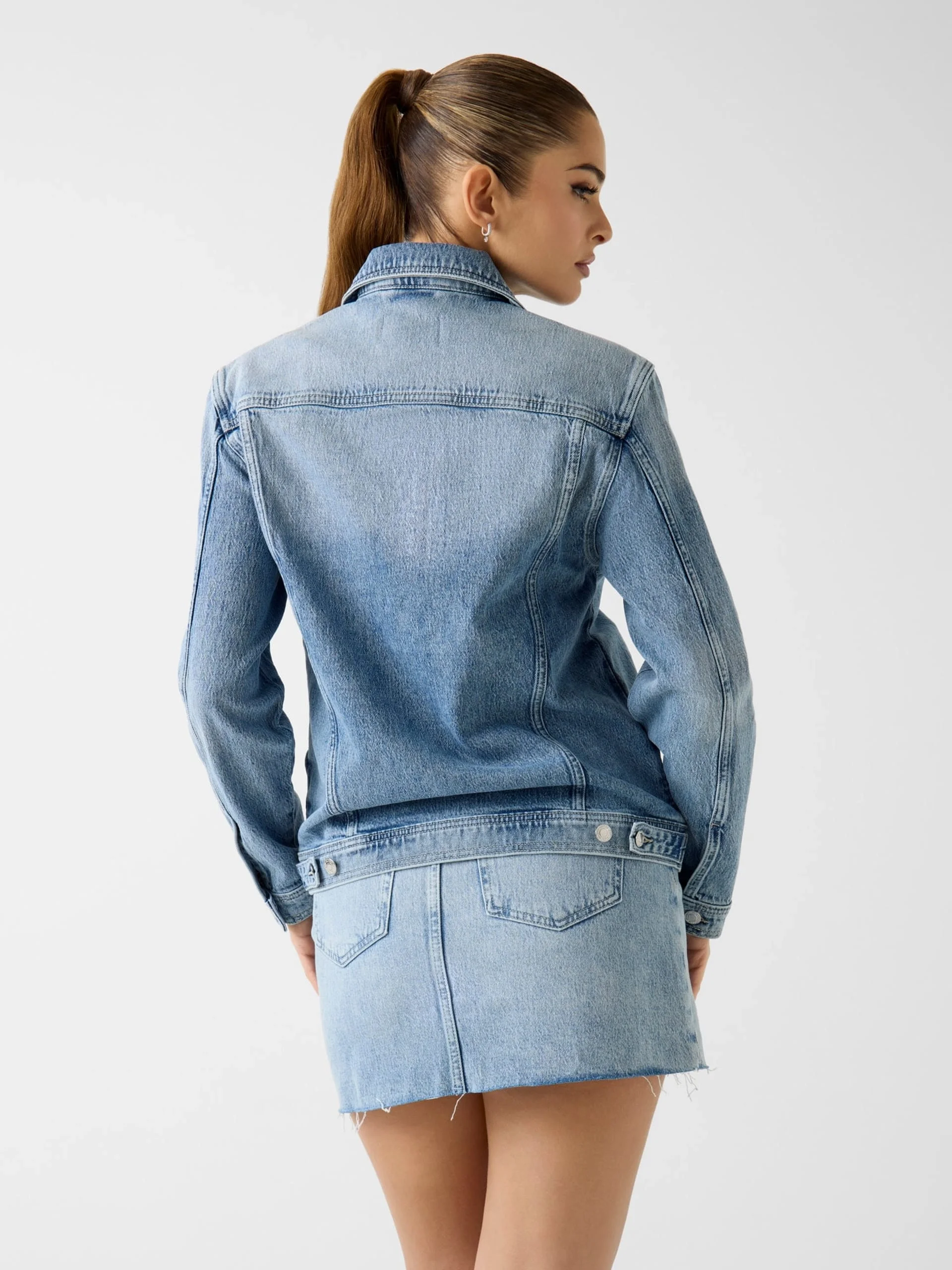 Guess Anna Boyfriend Kadın Pembe Ceket W6RN73D6833-RSP3