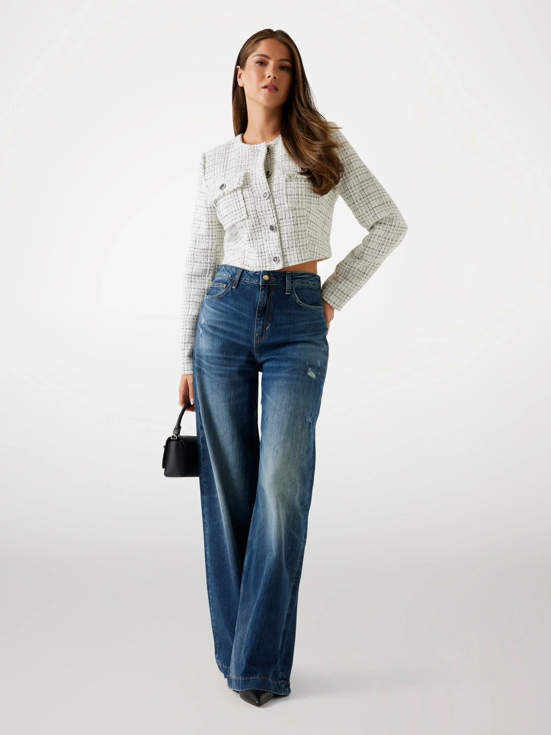 Guess Annamaria Kadın Mavi Ceket W5YN44WHDB2-F0LL