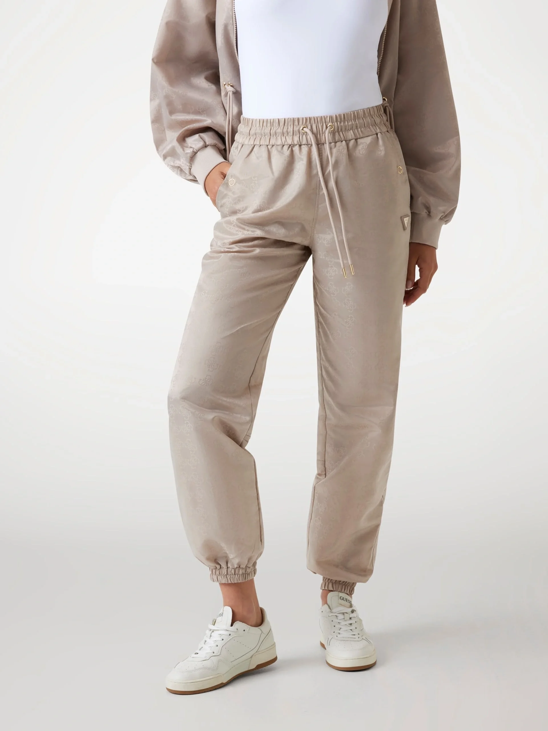 Guess Aop Kadın Lila Aktif Regular Fit Eşofman Altı V5YB14WHFU0-FJ8F