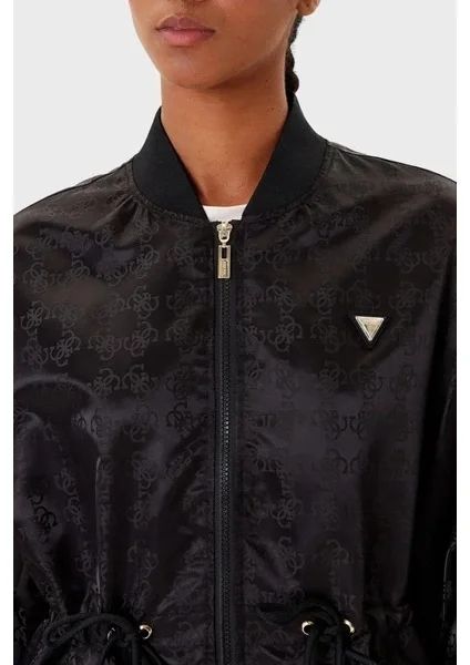 Guess Aop Kadın Siyah Aktif Ceket V5YL11WHFU0-FJ4Q