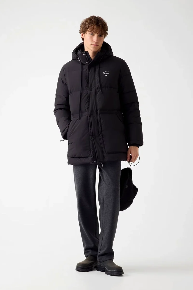 Guess Apres Erkek Siyah Mont M5BL0OW3282-JBLK