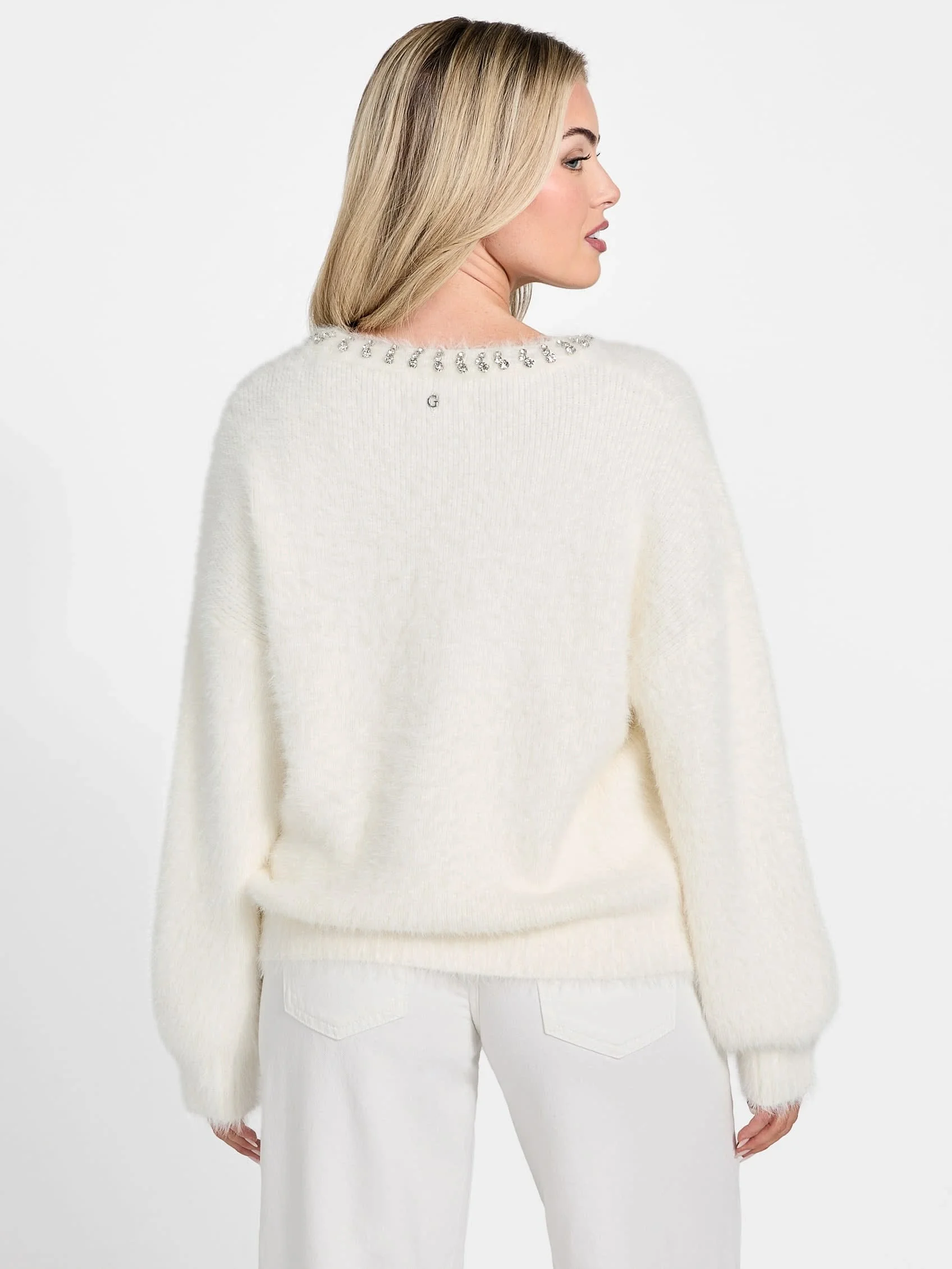 Guess Arisa Kadın Beyaz Triko W5BR58Z3BH0-G1O6