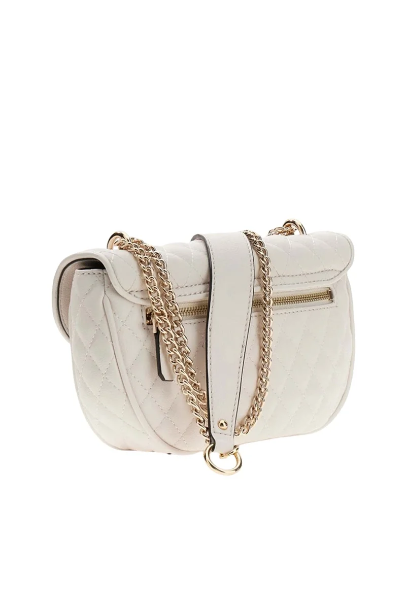 Guess Atabey Dönüştürülebilir Çapraz Askılı Kadın Beyaz Omuz Çantası HWQG9894210-OFF
