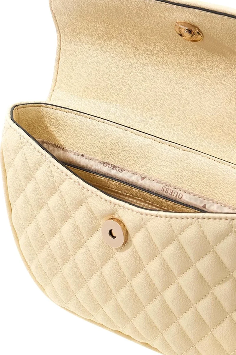 Guess Atabey Dönüştürülebilir Çapraz Askılı Kadın Sarı Omuz Çantası HWQG9894210-YEL