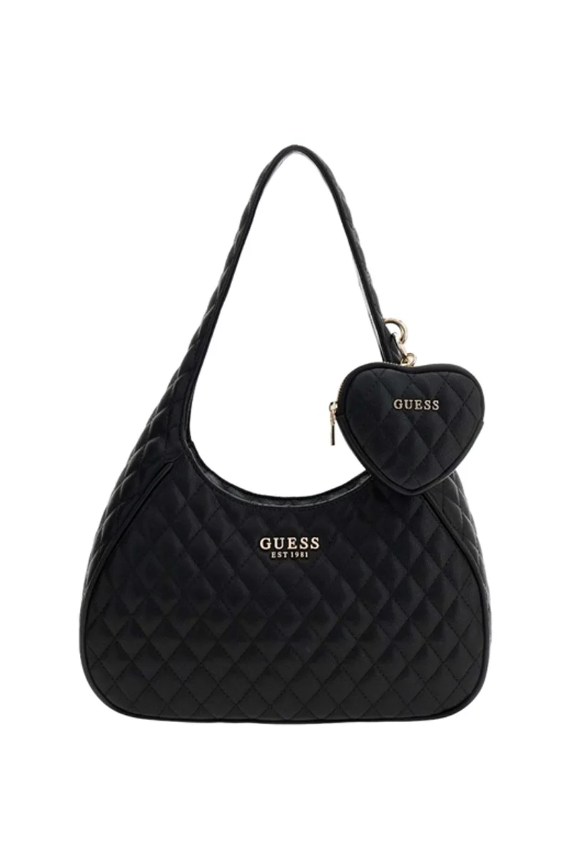 Guess Atabey Hobo Kadın Siyah Omuz Çantası HWQG9894010-BLA