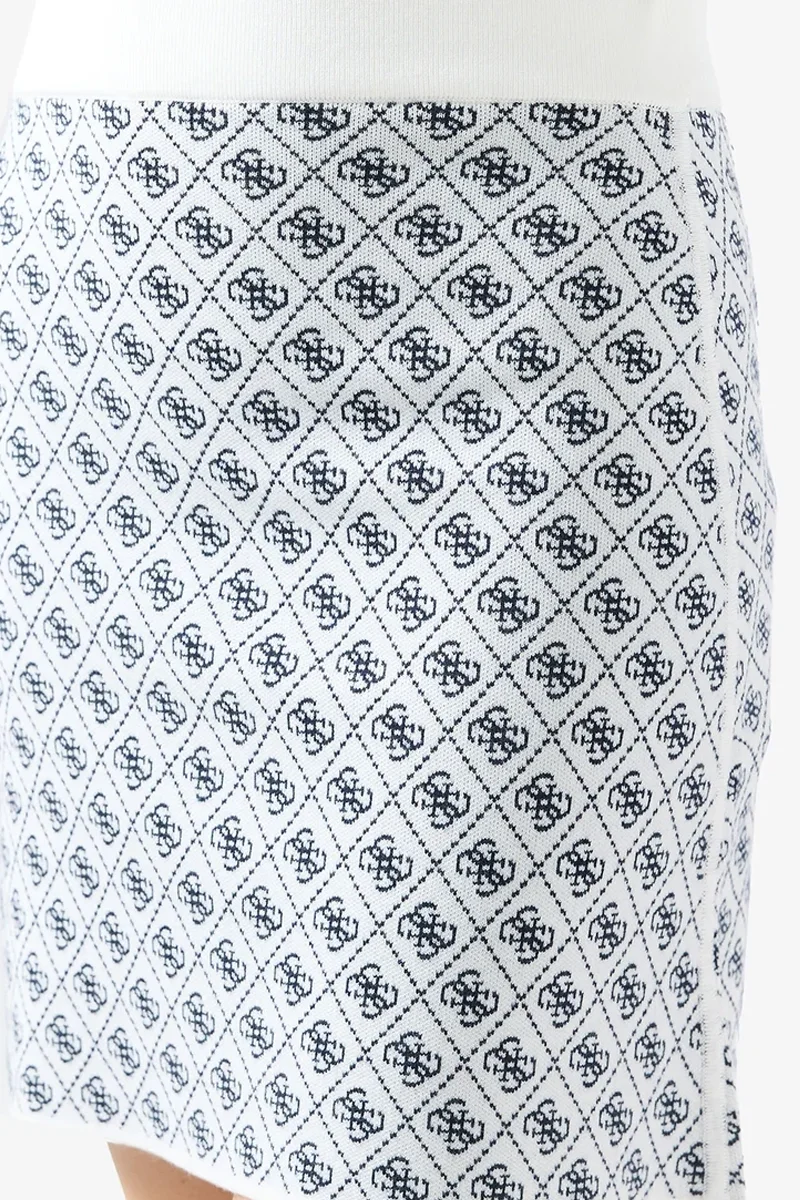 Guess Aubrey Kadın Çok Renkli A Kesim Yün Karışımlı Triko Etek W5BD81Z3JD2-F0YU