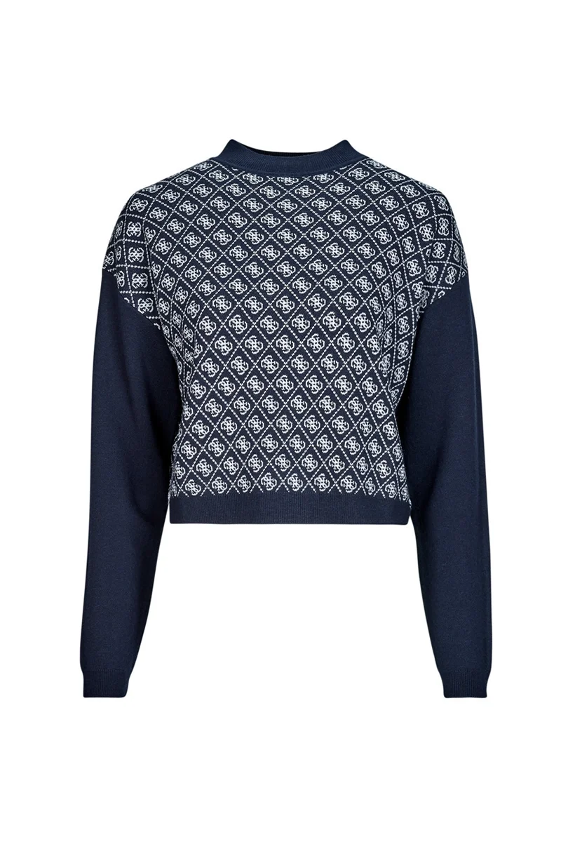 Guess Aubrey Kadın Lacivert Yün Karışımlı Triko W5BR23Z3JD2-FBDI