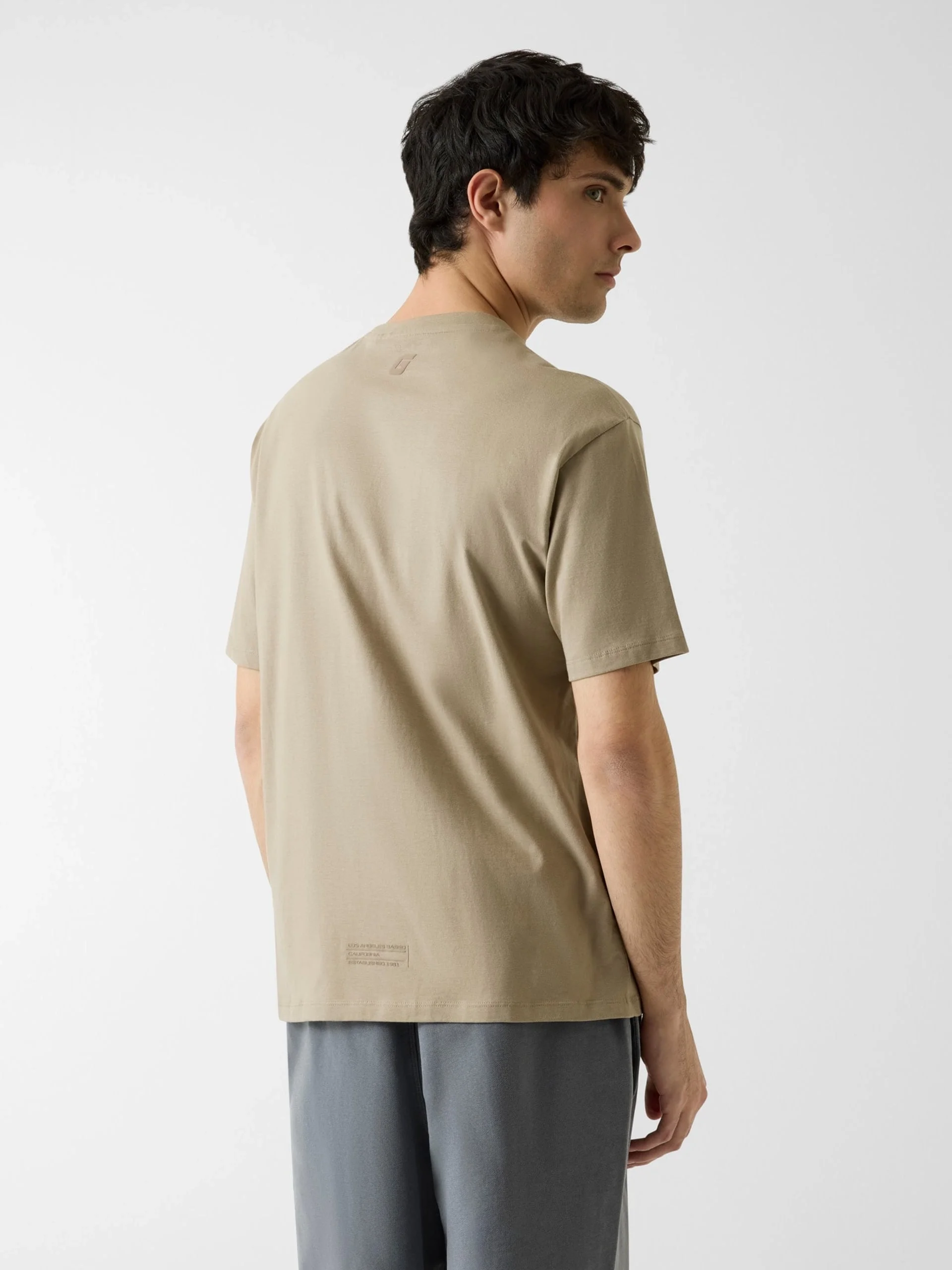 Guess Azha Bisiklet Yaka Büyük Beden Erkek Gri T-shirt Z4BI02I3Z14-G9I0