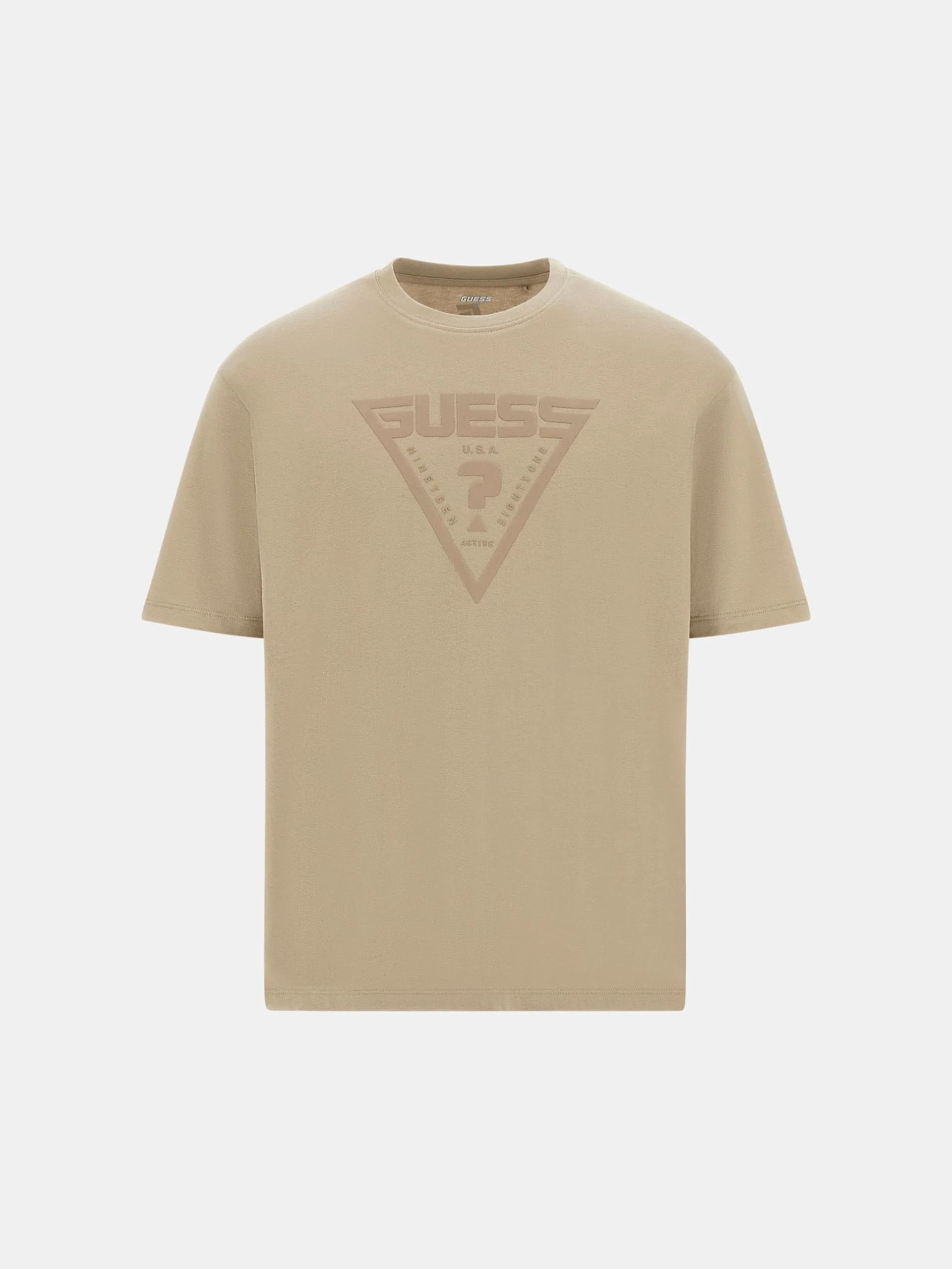 Guess Azha Bisiklet Yaka Büyük Beden Erkek Gri T-shirt Z4BI02I3Z14-G9I0