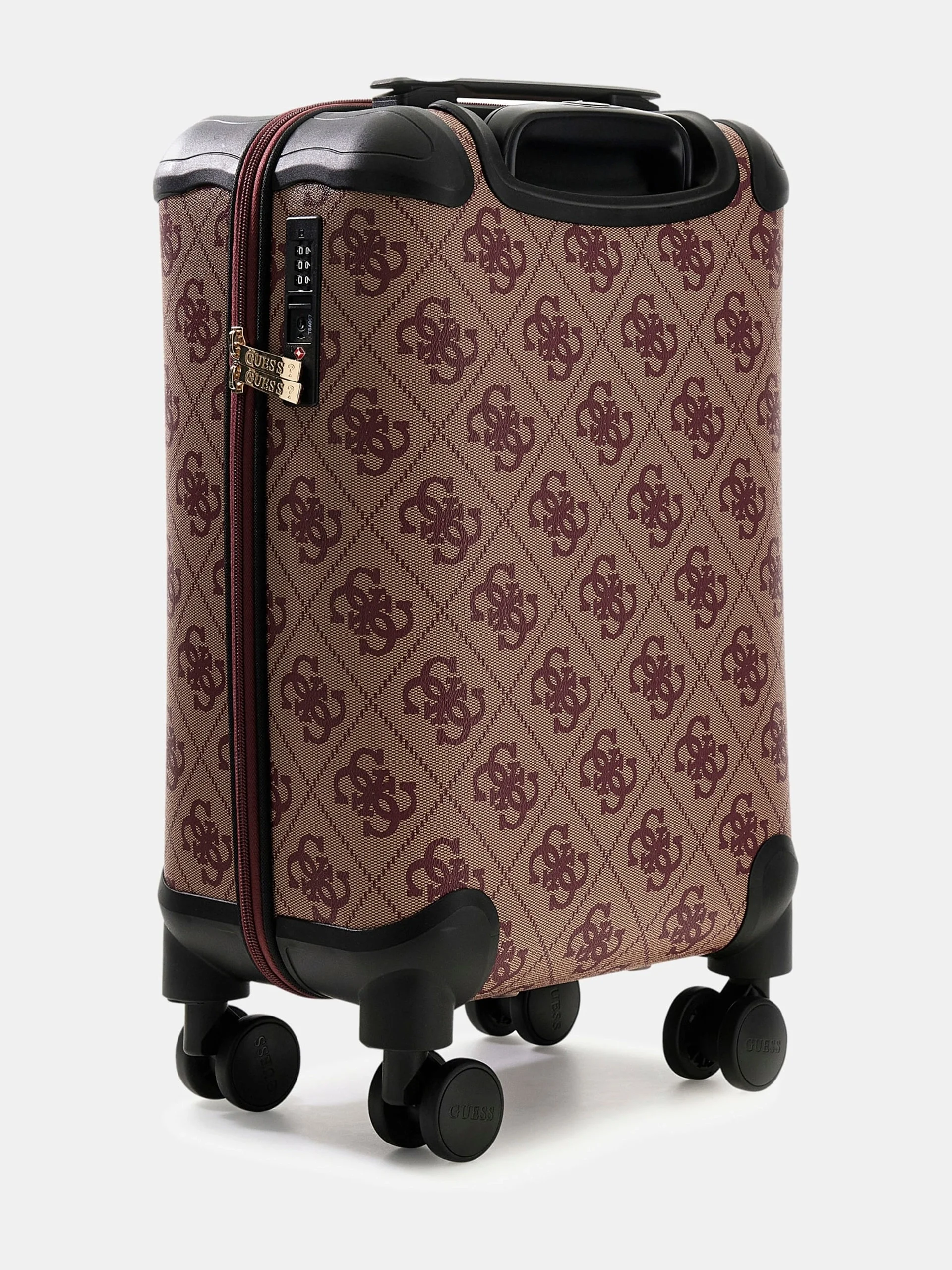 Guess Berta 18 İnç 8 Tekerlekli Kadın Bordo Valiz TWOB8688983-BDL