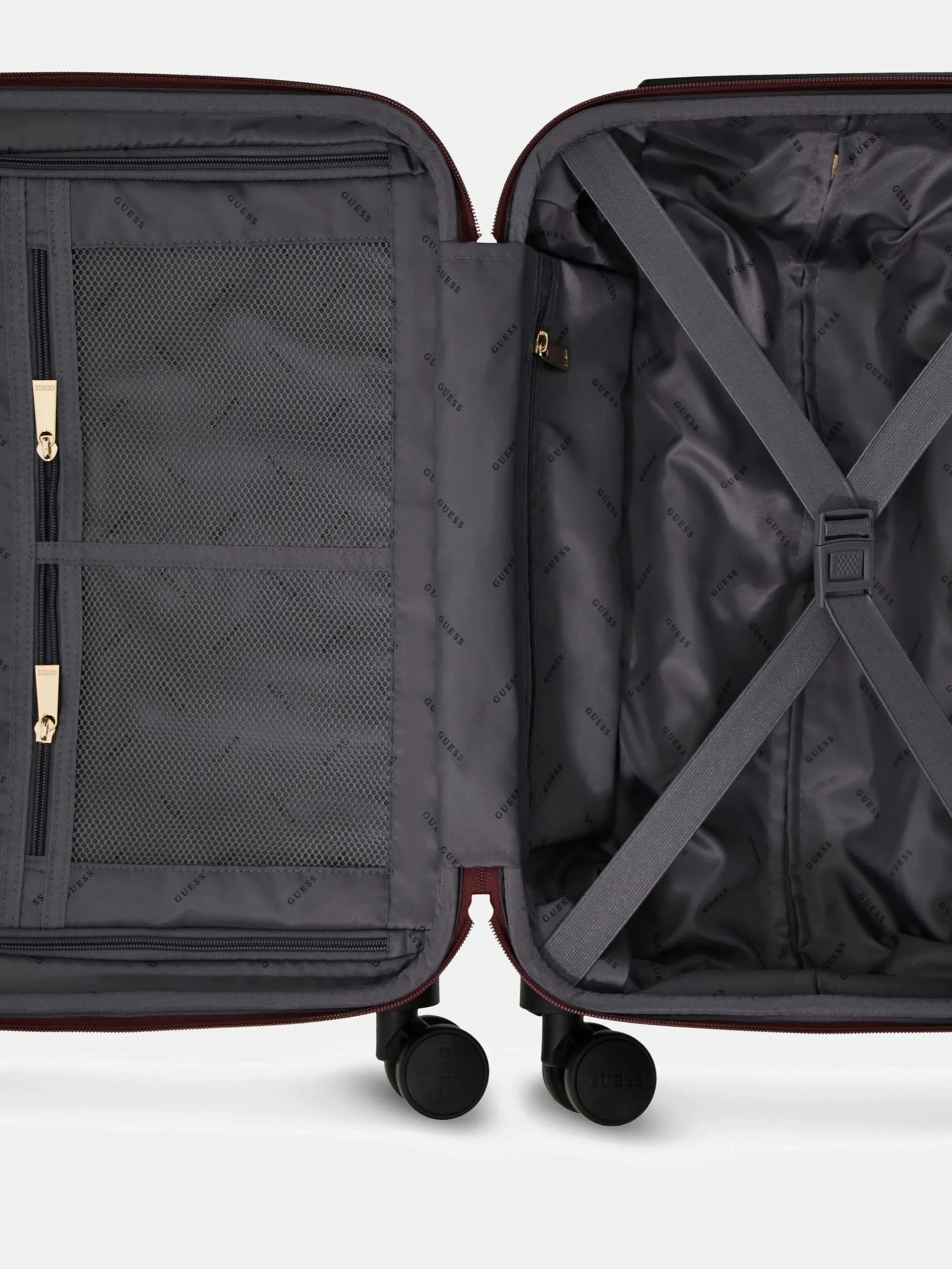 Guess Berta 18 İnç 8 Tekerlekli Kadın Bordo Valiz TWOB8688983-BDL