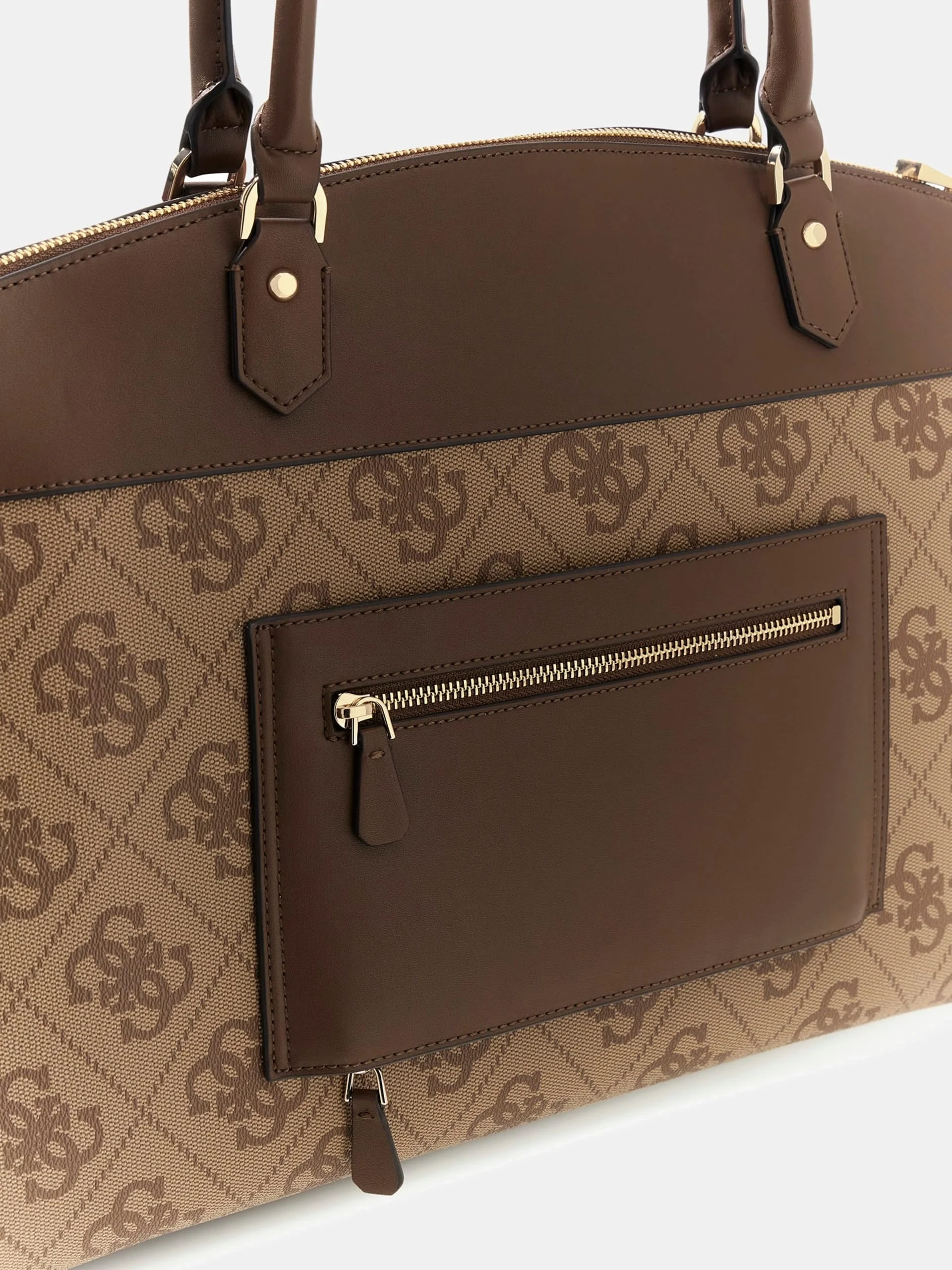 Guess Berta Deluxe Dome Kadın Kahverengi Valiz TWOB8688903-LGW