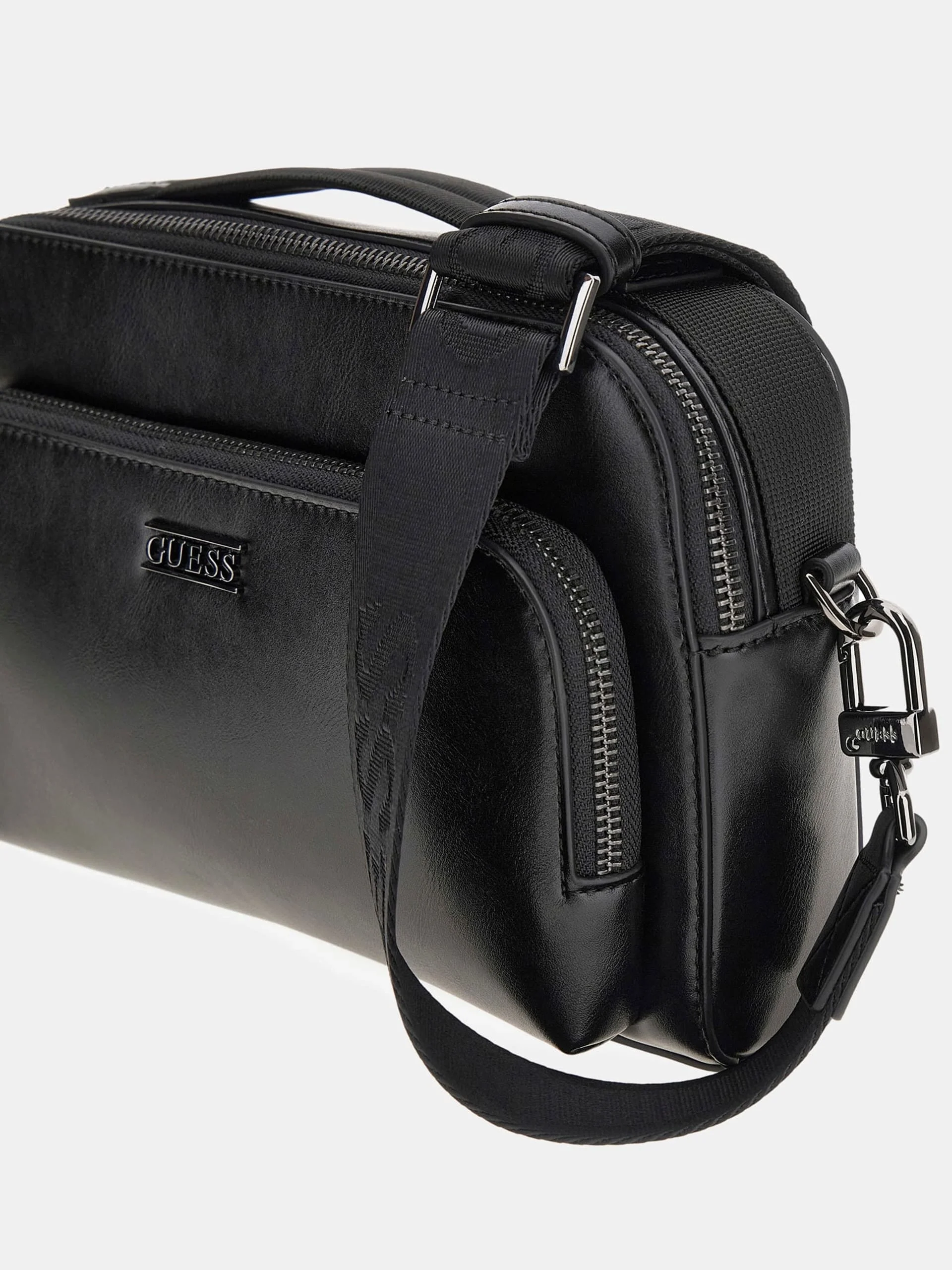 Guess Boston Erkek Siyah Çapraz Askılı Çanta HMBOCAP5439-BLA