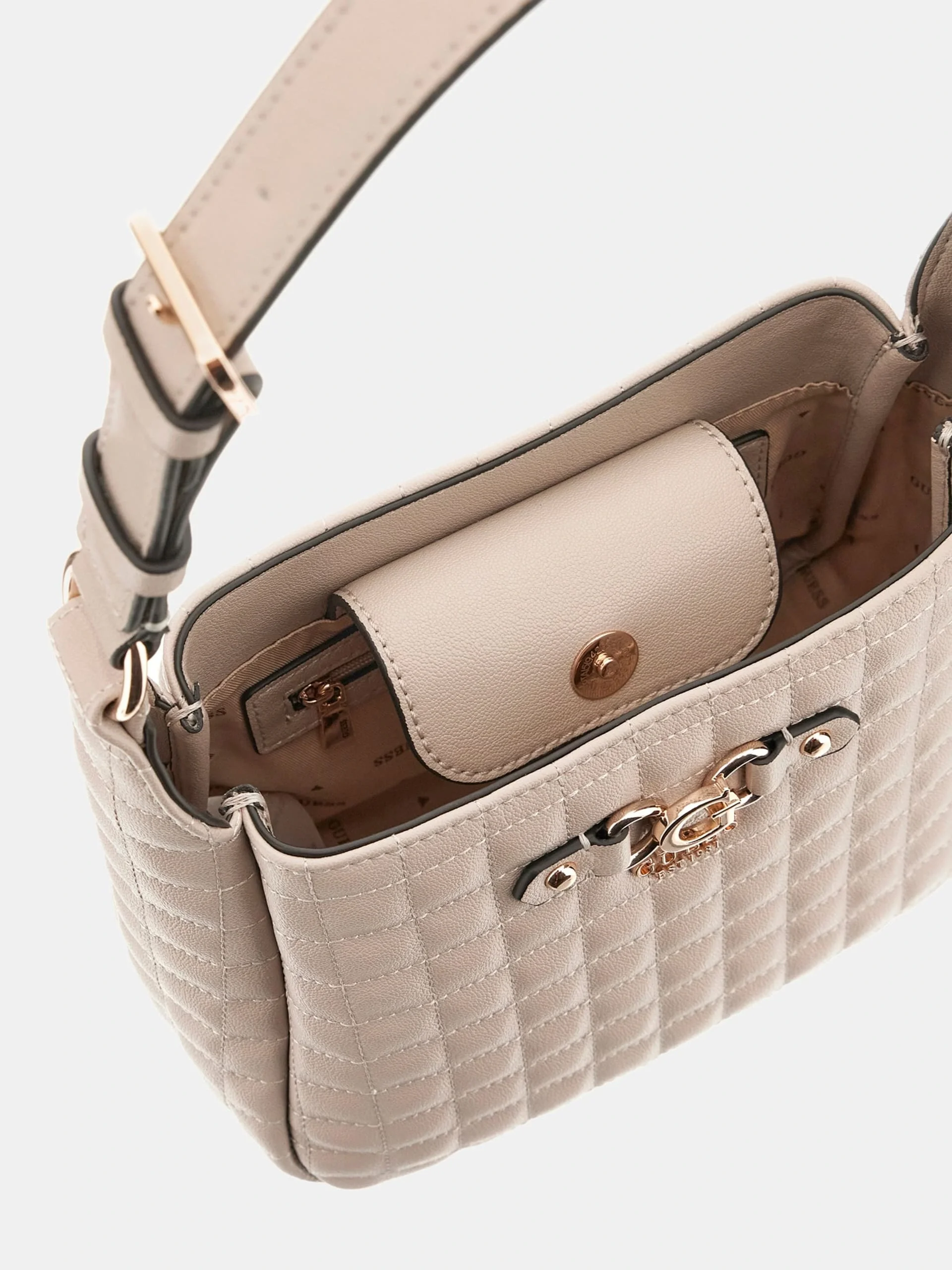 Guess Brera Kadın Bej Omuz Çantası HWQG8424010-LTA