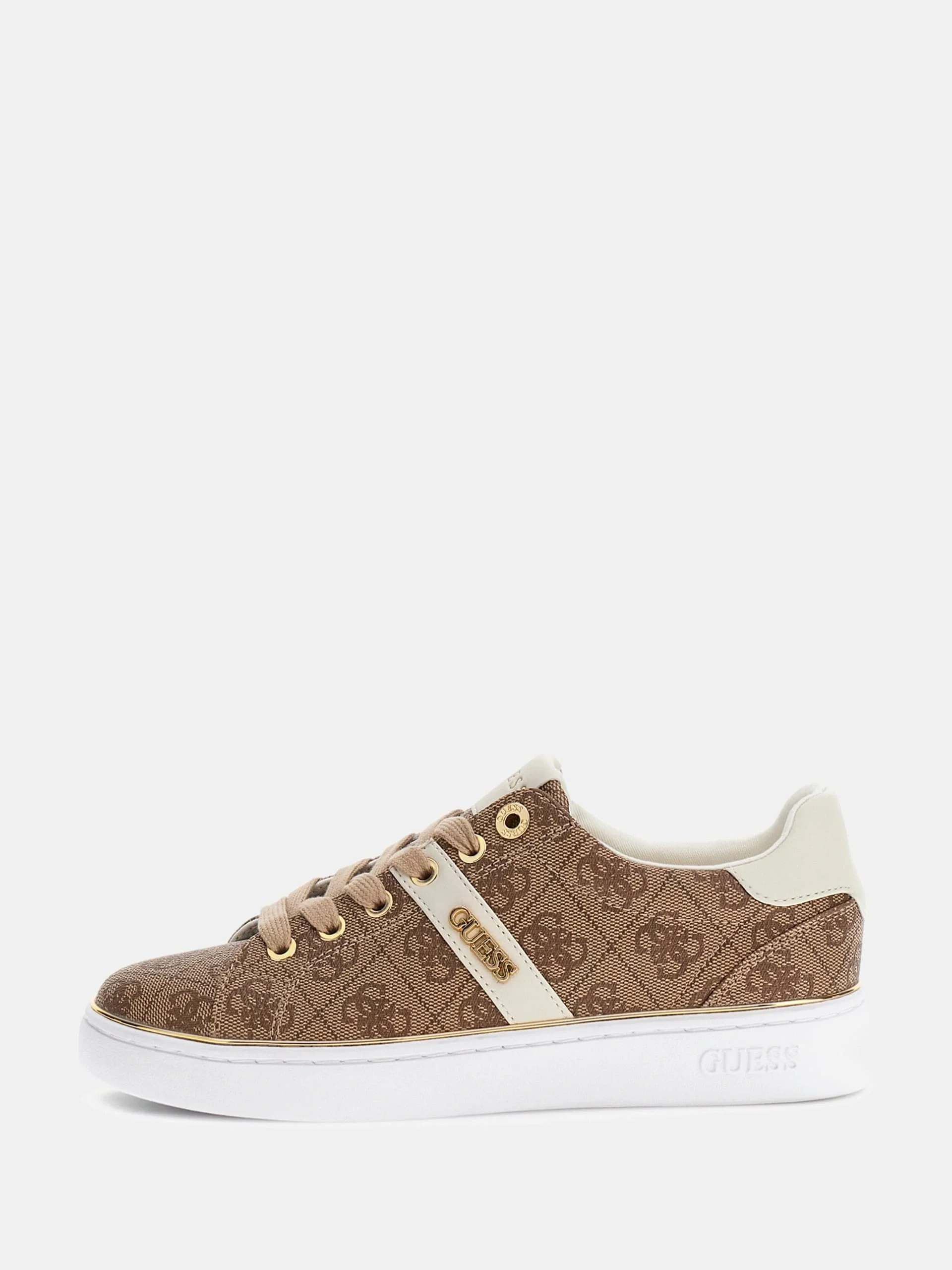 Guess Britz Kadın Bej Sneaker FLFBTZFAL12-BEIGE