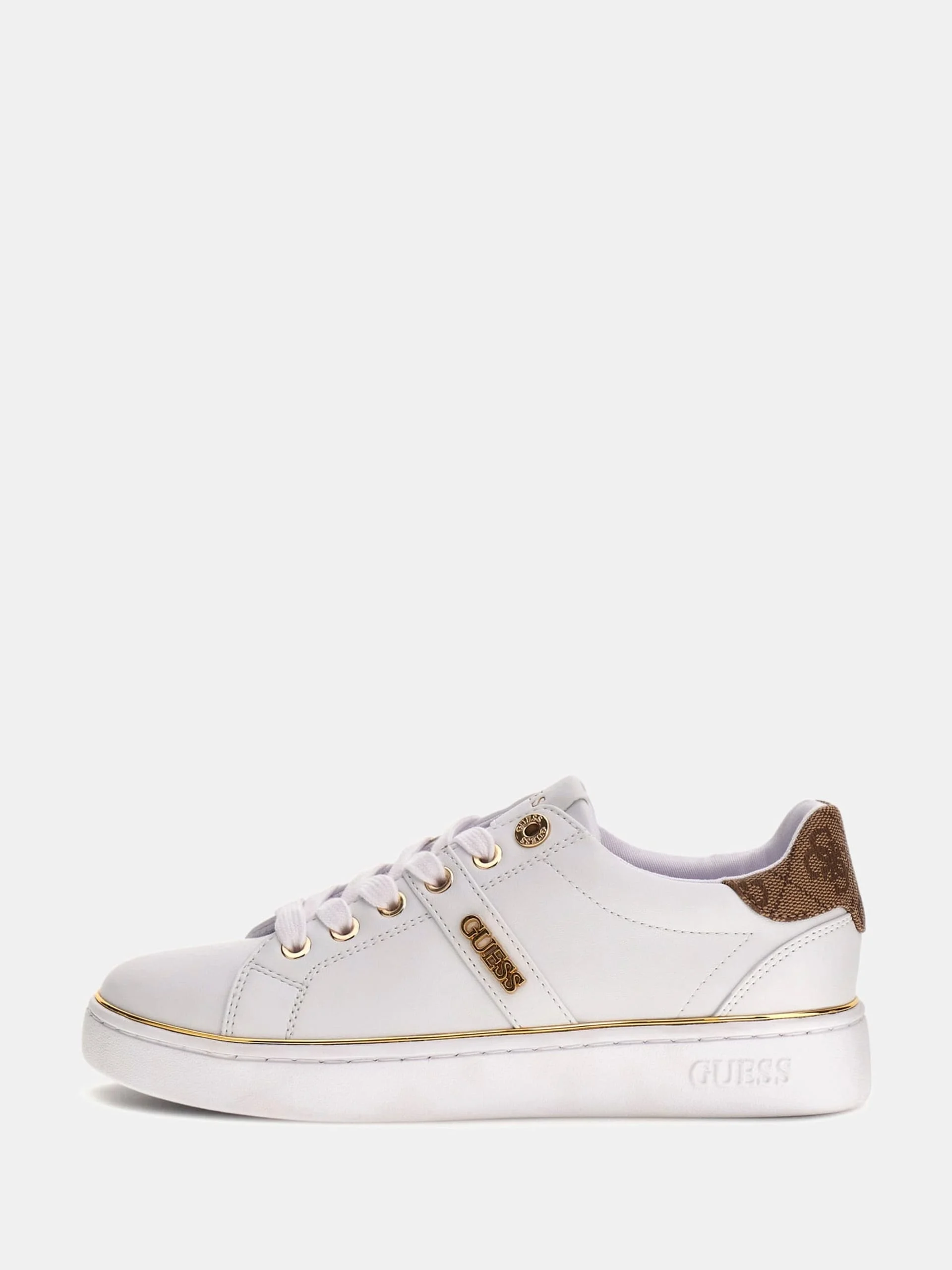 Guess Britz Kadın Beyaz Sneaker FLFBTZELE12-WHITE