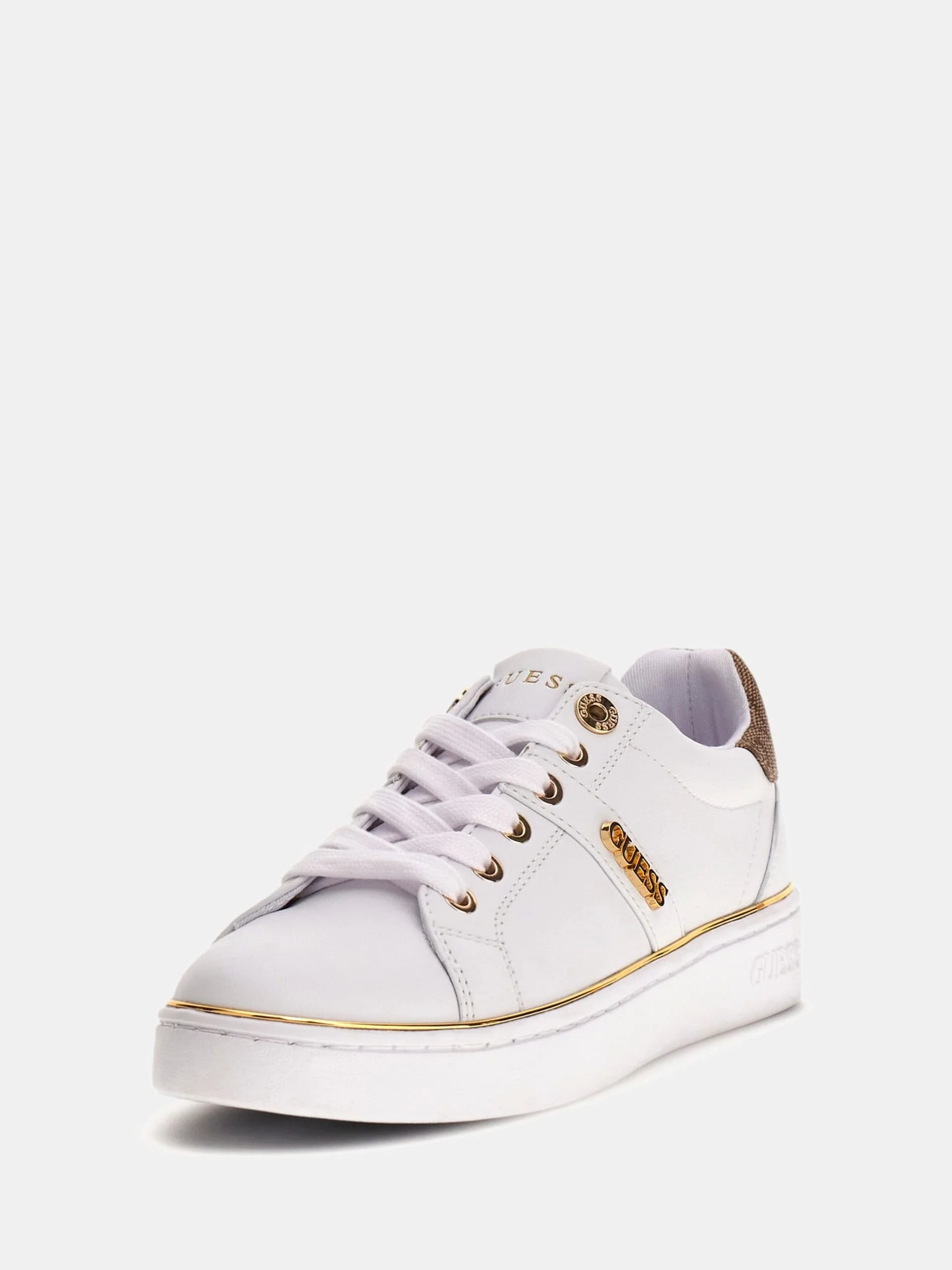 Guess Britz Kadın Beyaz Sneaker FLFBTZELE12-WHITE