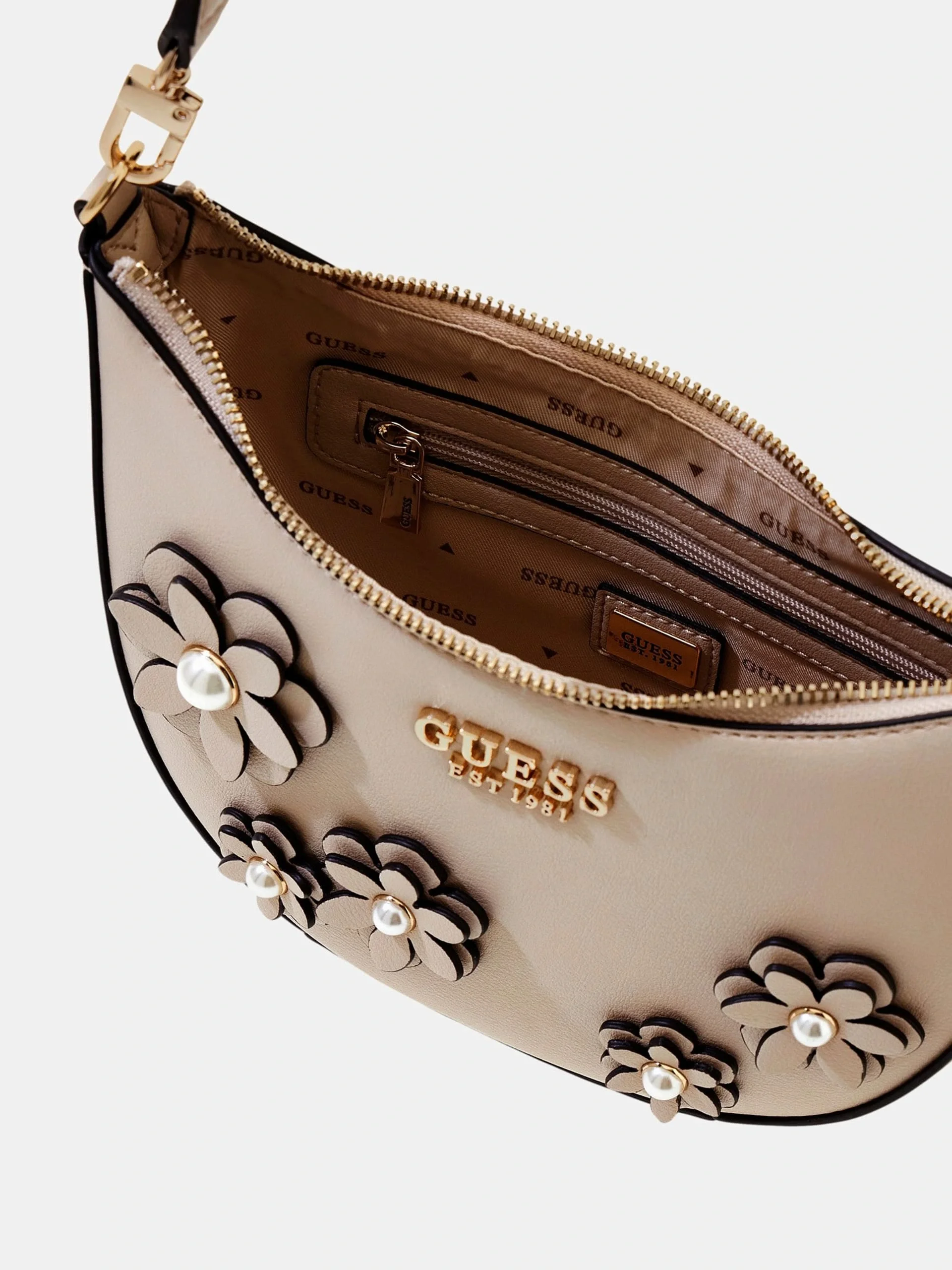 Guess Calista Kadın Krem El Çantası HWBG7330720-SIT